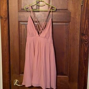 Pink Strappy Dress